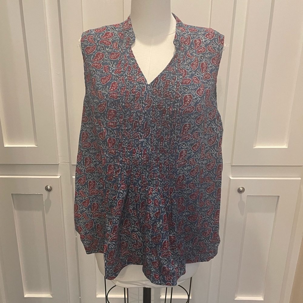 April Cornell Sleeveless Blouse XL
